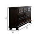 Dressing Table | Transitional Style | Hidden Drawers | Dark Brown