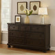 Dressing Table | Transitional Style | Hidden Drawers | Dark Brown