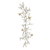 Wall Decor | Branch Shape | Aluminum | 4 Birds | Silver & Gold BM187972