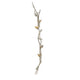Wall Decor | Branch Shape | Aluminum | 4 Birds | Silver & Gold BM187972