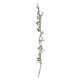 Wall Decor | Branch Shape | Aluminum | 4 Birds | Silver & Gold BM187972