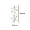 Wall Decor | Branch Shape | Aluminum | 4 Birds | Silver & Gold BM187972