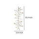 Wall Decor | Branch Shape | Aluminum | 4 Birds | Silver & Gold BM187972