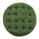 Button Tufted Velvet Upholstered Wooden Ottoman with Hidden Storage Green and Brown - K6171-B228 By Casagear Home KFN-K6171-B228