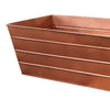 Copper Planter Rectangular Metal Flower Planter Box 36 Inches - BM195218