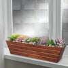 Copper Planter Rectangular Metal Flower Planter Box 36 Inches - BM195218
