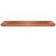 29 Inch Rectangular Metal Windowsill Planter Tray, Trim Edges, Large, Copper By The Urban Port