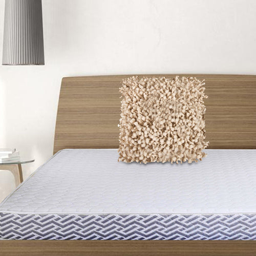 Accent Pillow | Fabric | Shaggy Details | Cream