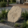 Accent Stone | Concrete | Fossil Maple Leaf | White