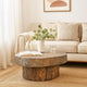 Accent | Cemented Log | Round Shape | Brown