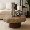 Accent | Cemented Log | Round Shape | Brown