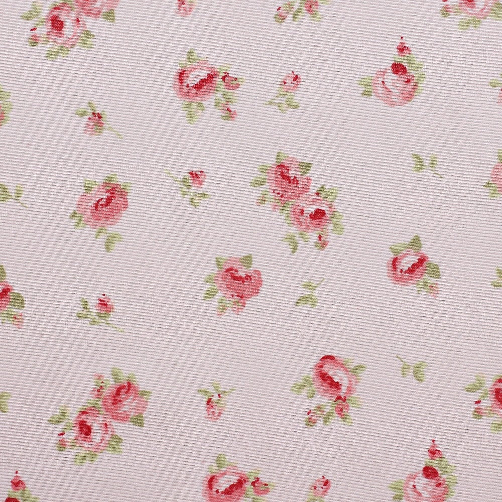 Melun 4 Piece Queen Size Rose Pattern Sheet Set By Casagear Home, Pink