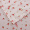 Melun 4 Piece Queen Size Rose Pattern Sheet Set By Casagear Home, Pink