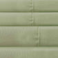 Lanester 3 Piece Polyester Twin Size Sheet Set By Casagear Home, Olive Green