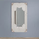 Wall Mirror | Wood Frame | Chipped Edges | Hook | White