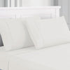 Lanester 4 Piece Deep Pocket Microfiber King Size Sheet Set By Casagear Home, White