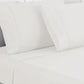 Lanester 4 Piece Deep Pocket Microfiber King Size Sheet Set By Casagear Home, White