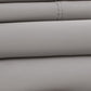 Forli 6 Piece Microfiber Full Sheet Set with Nano Technology The Urban Port, Gray By Casagear Home