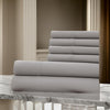 Forli Full Sheet Set | 6 Piece | Nano Tech | Microfiber | Gray
