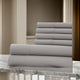 Forli Full Sheet Set | 6 Piece | Nano Tech | Microfiber | Gray