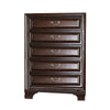Tall Dresser Chest | 53" | 5 Drawer | Molded Wood | Cherry