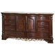 Dresser | 8 Drawer | 2 Door Cabinet | Marble Top | Brown