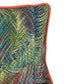 20 X 14 Inch Fabric Pillow with Abstract Art Details Multicolor By Casagear Home BM203508