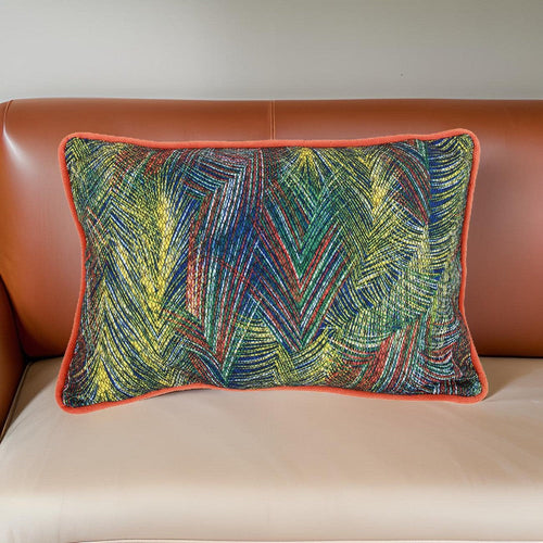 Pillow | 20 x 14 | Fabric | Abstract Art Design | Multicolor