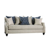 Sofa | Fabric Upholstered | Tufted Details | White