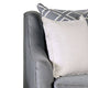 Fabric Upholstered Wooden Loveseat with Tufted Details Gray BM204019