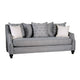Fabric Upholstered Wooden Sofa with Tufted Details, Gray