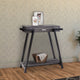 Console Table | Wood | Drawer | Angled Legs | Black & Gray