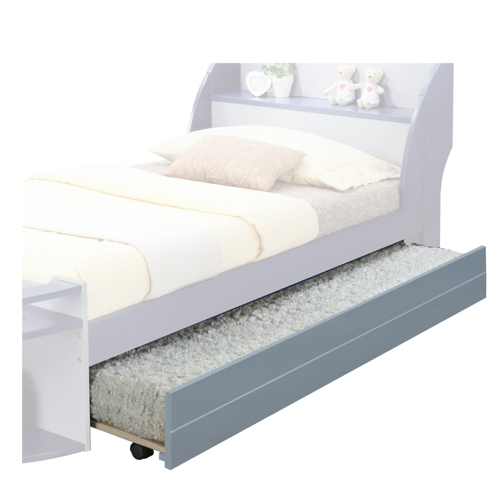 Trundle Bed | Transitional | Caster Wheels | Gray