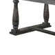 Transitional Style Wooden Dining Table with Trestle Base Gray BM204534