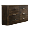 Dresser | 6 Drawer | Plinth Base | Transitional | Brown