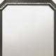 Contemporary Style Wooden Decorative Mirror with LED Lights Gray BM204568