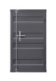Chest | Metal | Recessed Door Front | Industrial Style | Gray BM204617