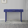 Vanity Desk | Industrial Style | 1 Drawer | Metal & Wood | Blue