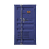 Wardrobe | Industrial Style | Metal | Recessed Door Front | Blue
