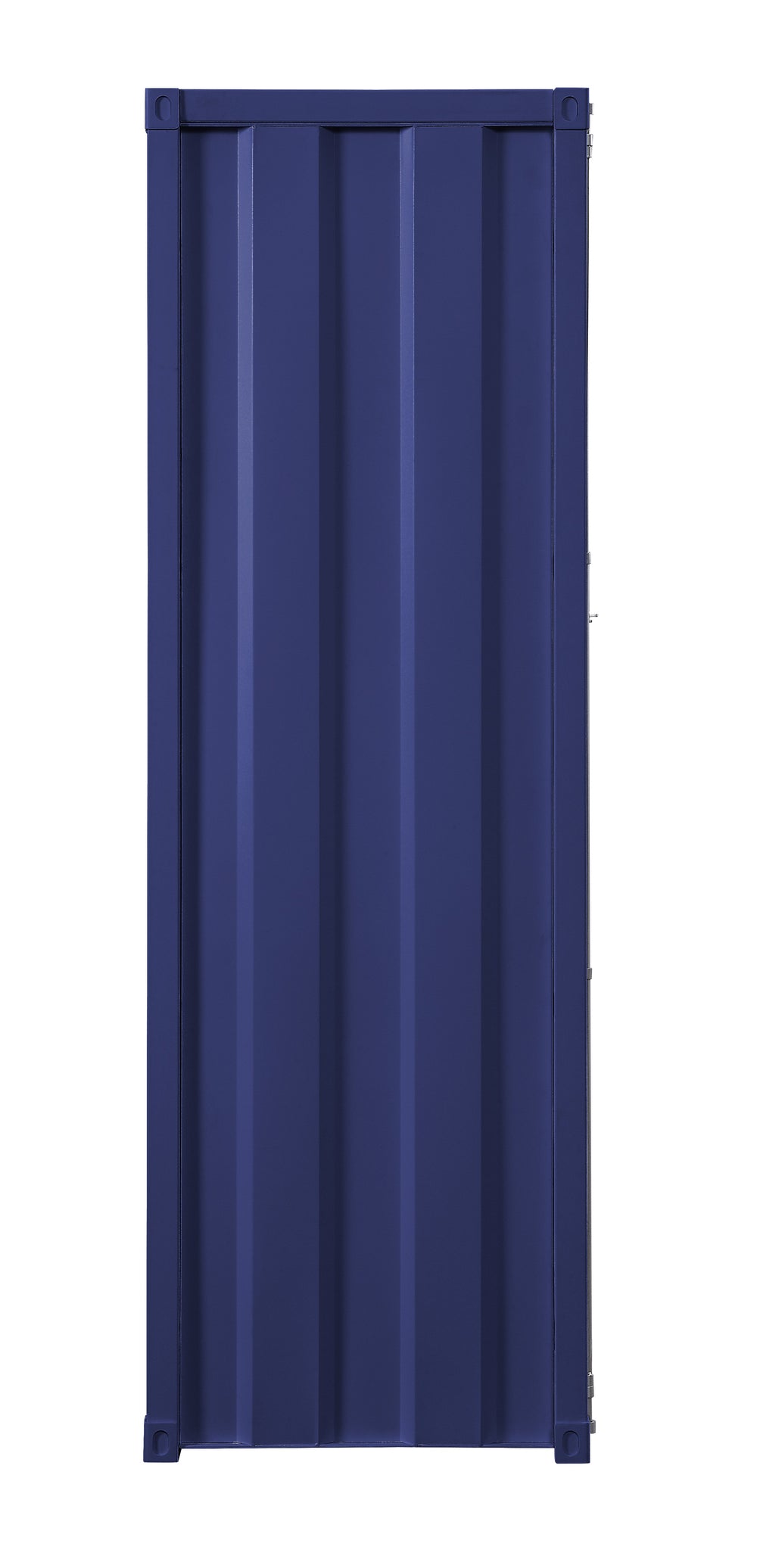 Wardrobe | Industrial Style | Metal | Recessed Door Front | Blue