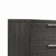 Wooden Dresser with Bracket Legs and 6 Spacious Drawers Oak Gray By Casagear Home BM205573