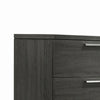 Wooden Dresser with Bracket Legs and 6 Spacious Drawers Oak Gray By Casagear Home BM205573