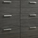 Wooden Dresser with Bracket Legs and 6 Spacious Drawers Oak Gray By Casagear Home BM205573