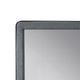 Fabric Upholstered Wooden Frame Mirror with Welt Trim Light Gray BM205582