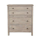 Tall Dresser Chest | 4 Drawer | 1 Pull Out Tray | Wood | Gray
