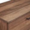 Two Tone Transitional Style Wooden Dresser with 6 Drawers, Brown