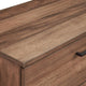 Two Tone Transitional Style Wooden Dresser with 6 Drawers, Brown