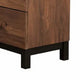 Transitional Style Wooden Chest with 3 Drawers, Small, Brown