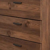 Transitional Style Wooden Chest with 3 Drawers, Small, Brown