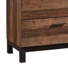 Transitional Style Wooden Chest with 4 Drawers, Large, Brown